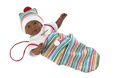 NEU Babypuppe Puppe 30cm Weichkörper mit Fläschchen sortiert