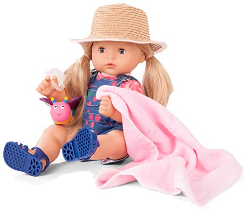 Puppenspielzeug Puppen Mädchenpuppe Badepuppe Wasserspielzeug mit Badewanneset 