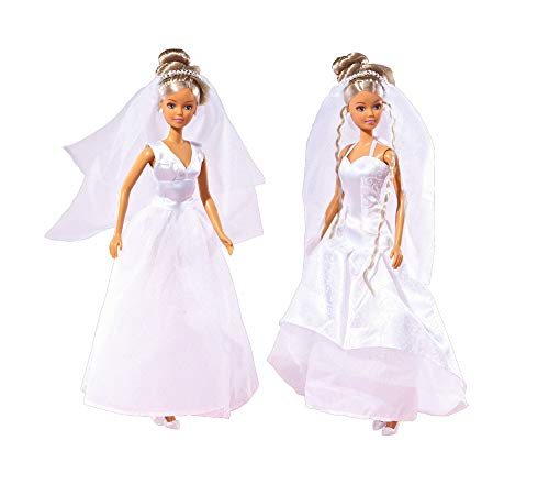 Modepuppe Puppe Braut  im Brautkleid Geschenk Puppen 30 cm in Karton 