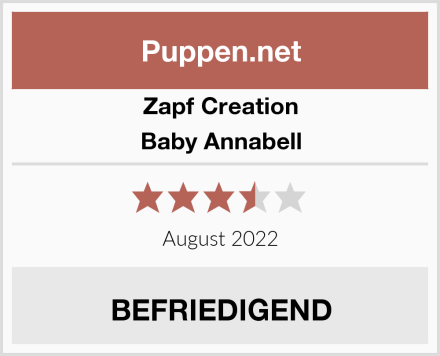 Zapf Creation Baby Annabell Test