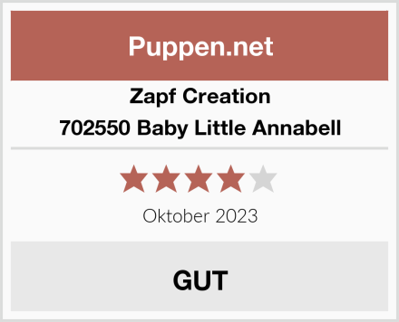 Zapf Creation 702550 Baby Little Annabell Test