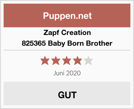 Zapf Creation 825365 Baby Born Brother Test