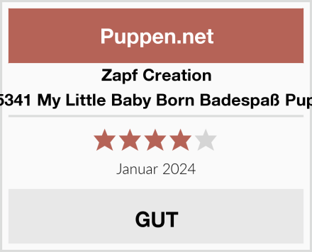 Zapf Creation 825341 My Little Baby Born Badespaß Puppe Test