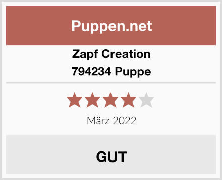Zapf Creation 794234 Puppe Test