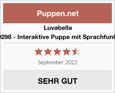 Luvabella 6039298 - Interaktive Puppe mit Sprachfunktion Test