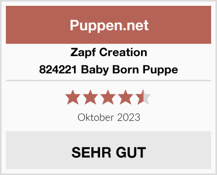 Zapf Creation 824221 Baby Born Puppe Test