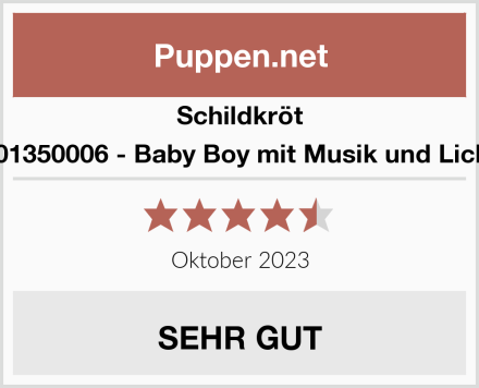 Schildkröt 601350006 - Baby Boy mit Musik und Licht Test