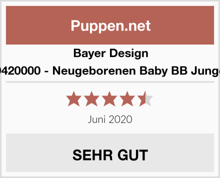 Bayer Design 9420000 - Neugeborenen Baby BB Junge Test