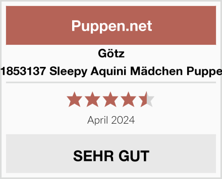 Götz 1853137 Sleepy Aquini Mädchen Puppe Test