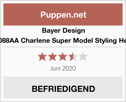 Bayer Design 90088AA Charlene Super Model Styling Head Test