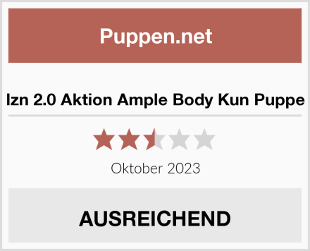  lzn 2.0 Aktion Ample Body Kun Puppe Test