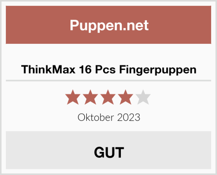  ThinkMax 16 Pcs Fingerpuppen Test