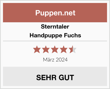 Sterntaler Handpuppe Fuchs Test