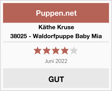 Käthe Kruse 38025 - Waldorfpuppe Baby Mia Test