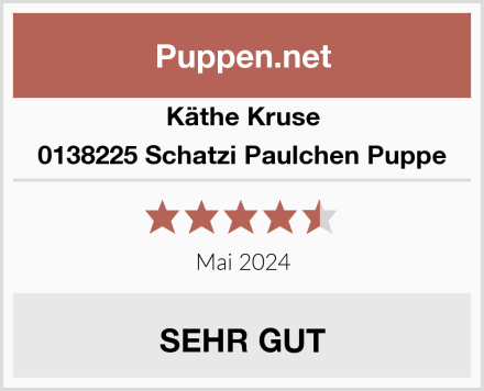 Käthe Kruse 0138225 Schatzi Paulchen Puppe Test