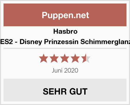 Hasbro E0274ES2 - Disney Prinzessin Schimmerglanz Belle Test