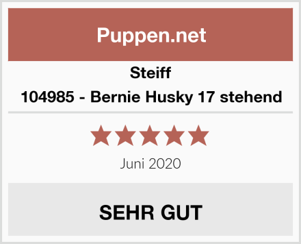 Steiff 104985 - Bernie Husky 17 stehend Test
