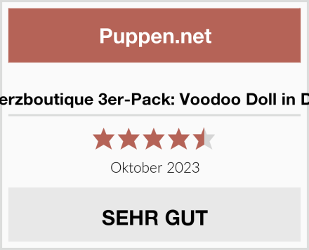  Scherzboutique 3er-Pack: Voodoo Doll in Dose Test