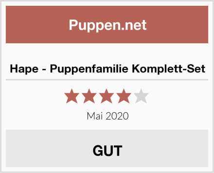  Hape - Puppenfamilie Komplett-Set Test