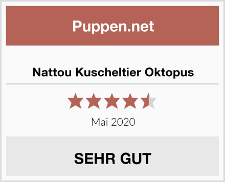  Nattou Kuscheltier Oktopus Test