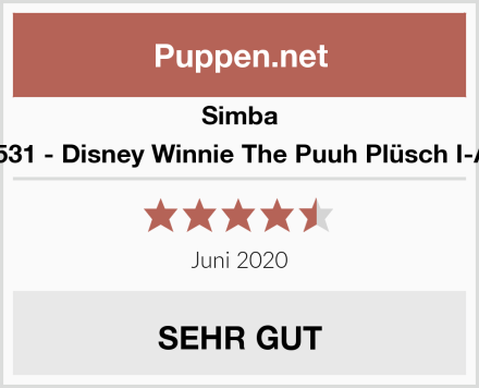 Simba 6315875531 - Disney Winnie The Puuh Plüsch I-Ah 25 cm Test
