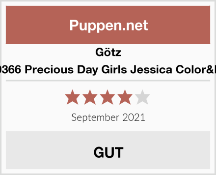 Götz 1490366 Precious Day Girls Jessica Color&Lace Test