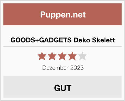  GOODS+GADGETS Deko Skelett Test