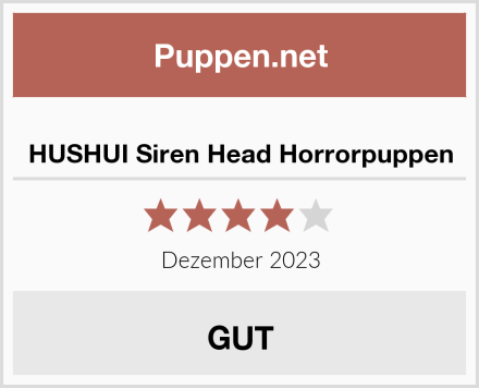  HUSHUI Siren Head Horrorpuppen Test