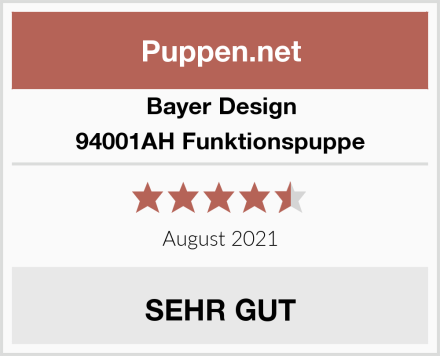 Bayer Design 94001AH Funktionspuppe Test