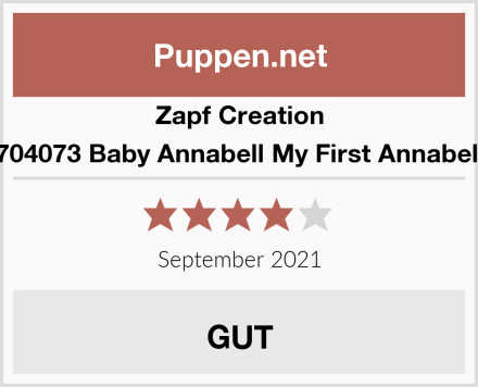 Zapf Creation 704073 Baby Annabell My First Annabell Test