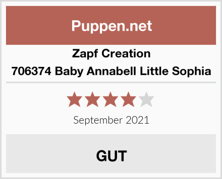 Zapf Creation 706374 Baby Annabell Little Sophia Test