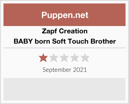 Zapf Creation BABY born Soft Touch Brother Test