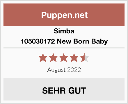 Simba 105030172 New Born Baby Test