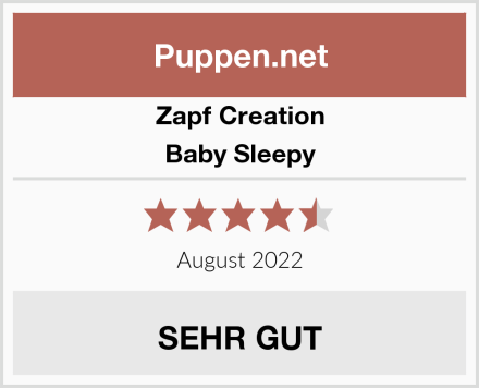Zapf Creation Baby Sleepy Test