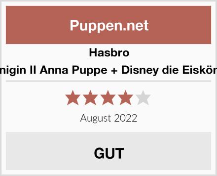 Hasbro Disney Die Eiskönigin II Anna Puppe + Disney die Eiskönigin ELSA Puppe Test