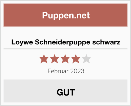  Loywe Schneiderpuppe schwarz Test