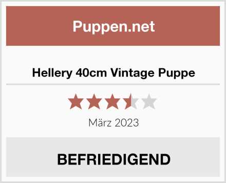  Hellery 40cm Vintage Puppe Test