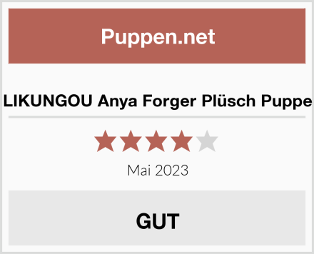  LIKUNGOU Anya Forger Plüsch Puppe Test
