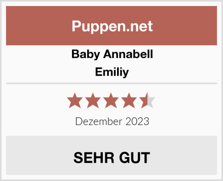 Baby Annabell Emiliy Test