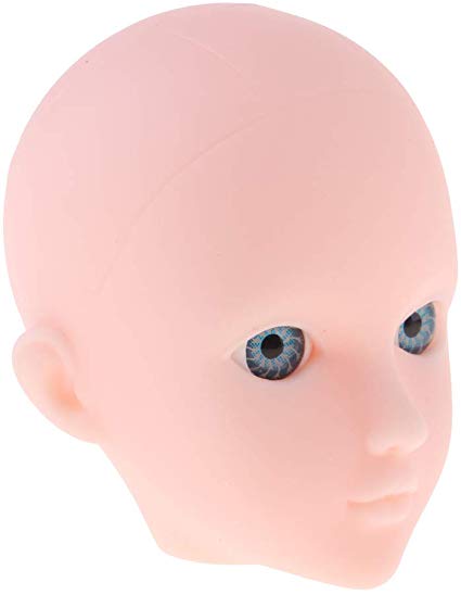 mit Augen für Puppe DIY ohne Haar 1/3 Puppenkopf Sculpt Headsculpt 