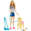 Barbie DWJ68 - Hundespaziergang Puppen Spielset