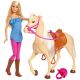 Barbie FXH13 - Pferd mit Mähne und Puppe Test