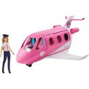 Barbie GJB33 - Reise Traumflugzeug Flugzeug mit Puppe und Zubehör