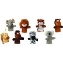 &nbsp; Toys Pure 15125 Fingerpuppen-Set "Wilde Tiere" 8er Set