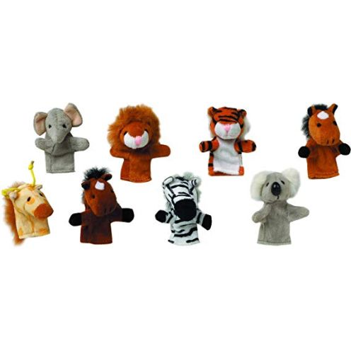  Toys Pure 15125 Fingerpuppen-Set "Wilde Tiere" 8er Set